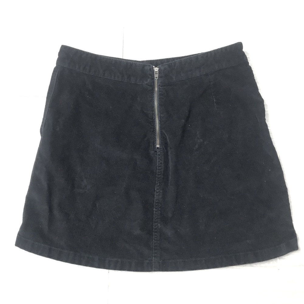 Aritzia Wilfred Free Front Zip Corduroy Mini Skirt Sz 6